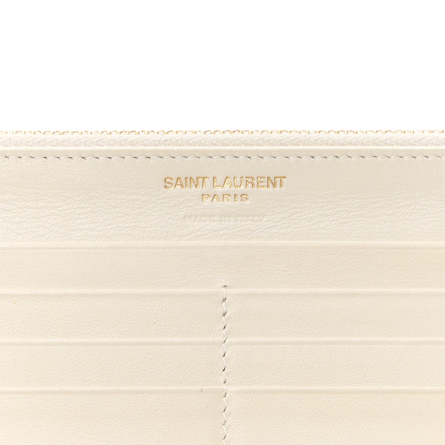 Calfskin Crocodile Embossed Monogram Uptown Wallet Crema Soft