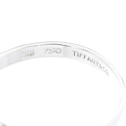 Tiffany Sterling Silver 18K Yellow Gold Hook Ring 54 7 5 of 5