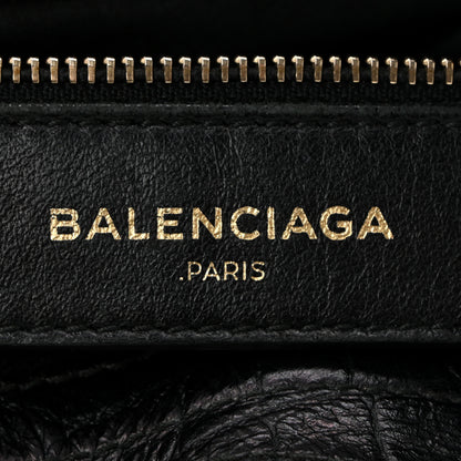 Balenciaga Calfskin Crocodile Embossed Giant 12 Gold Hardware City Black 7 of 11