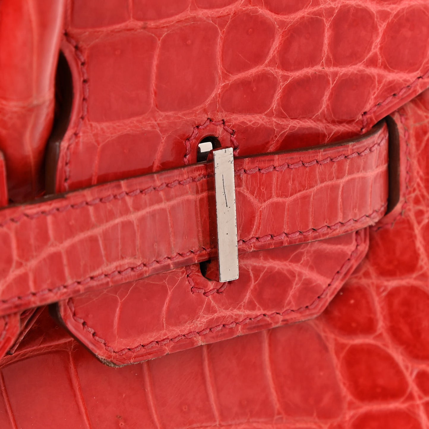 Shiny Niloticus Crocodile Birkin 30 Sanguine