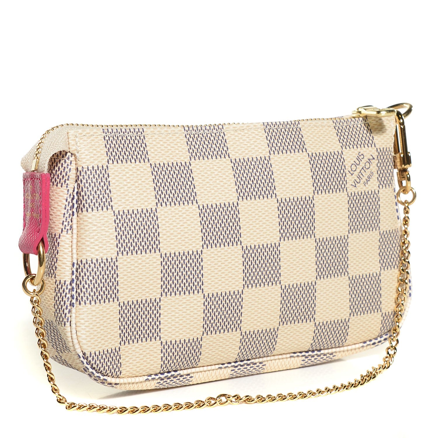 Louis Vuitton Damier Azur 2015 Christmas Animation Mini Pochette Accessories 3 of 8