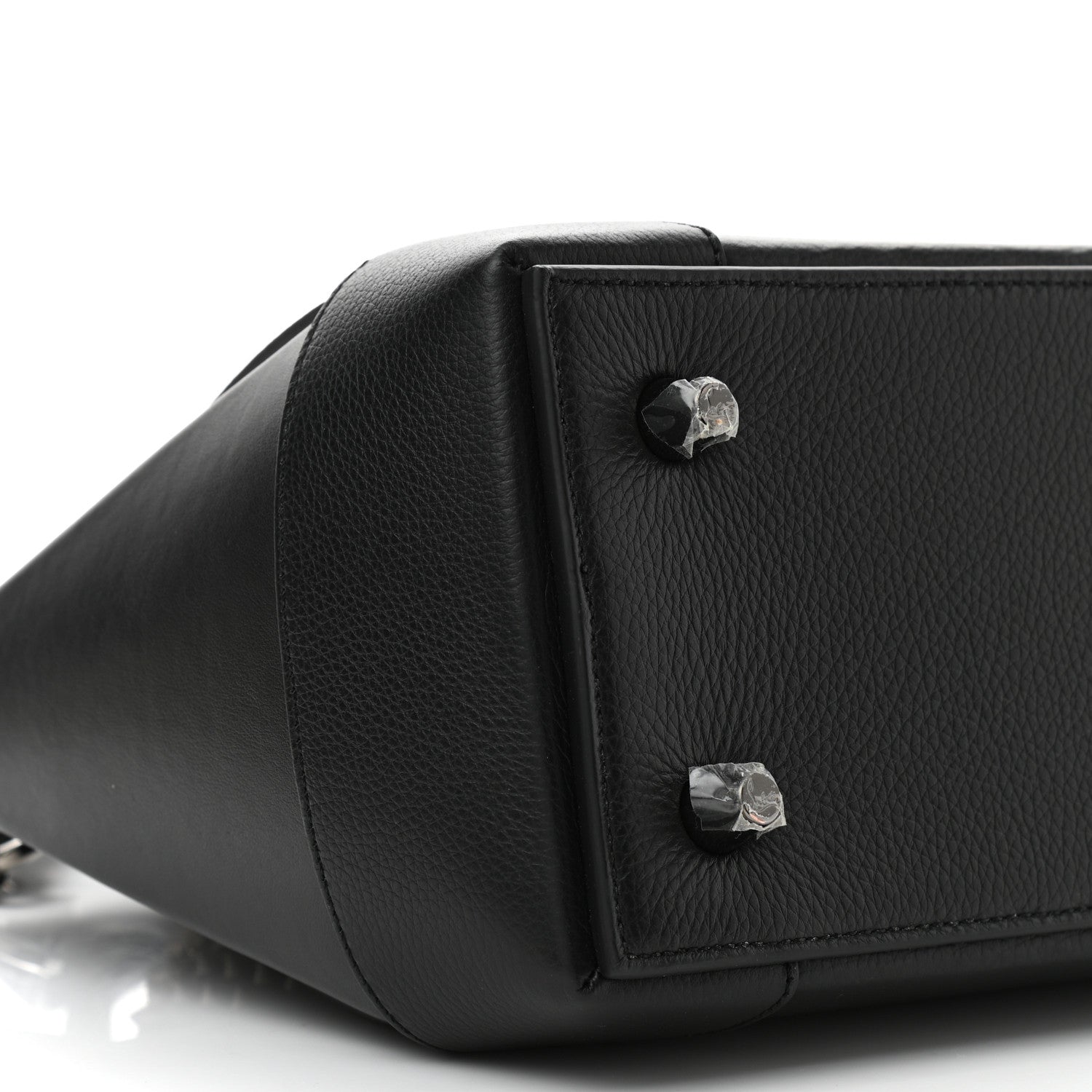 Christian Louboutin Grained Calfskin Spike Small Eloise Tote Black 9 of 10
