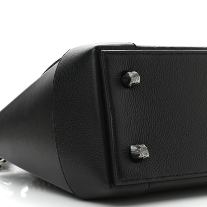 Christian Louboutin Grained Calfskin Spike Small Eloise Tote Black 9 of 10