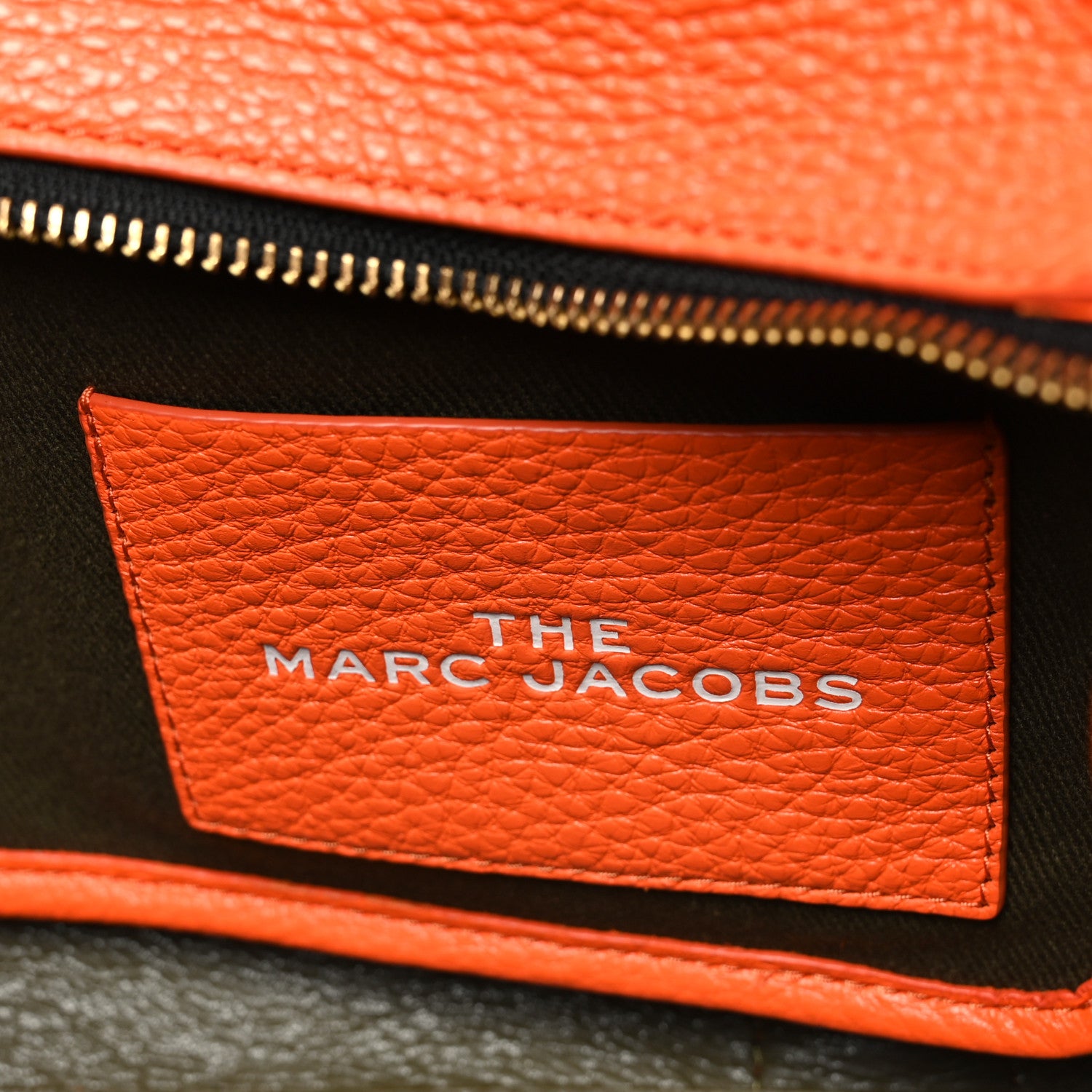 Marc Jacobs Grained Calfskin Small The Tote Bag Dragon Fire 9 of 11