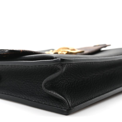 Louis Vuitton Damier Ebene Vavin Chain Wallet Black 8 of 10