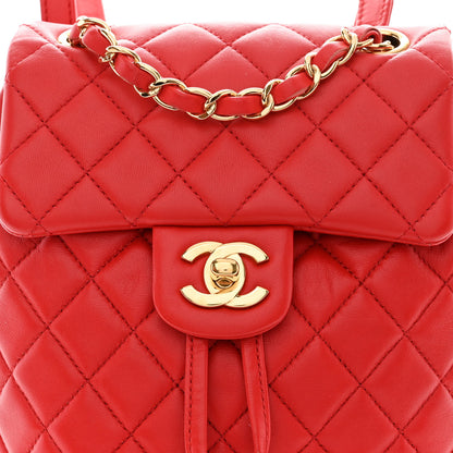Chanel Calfskin Quilted Mini Urban Spirit Backpack Red 8 of 10