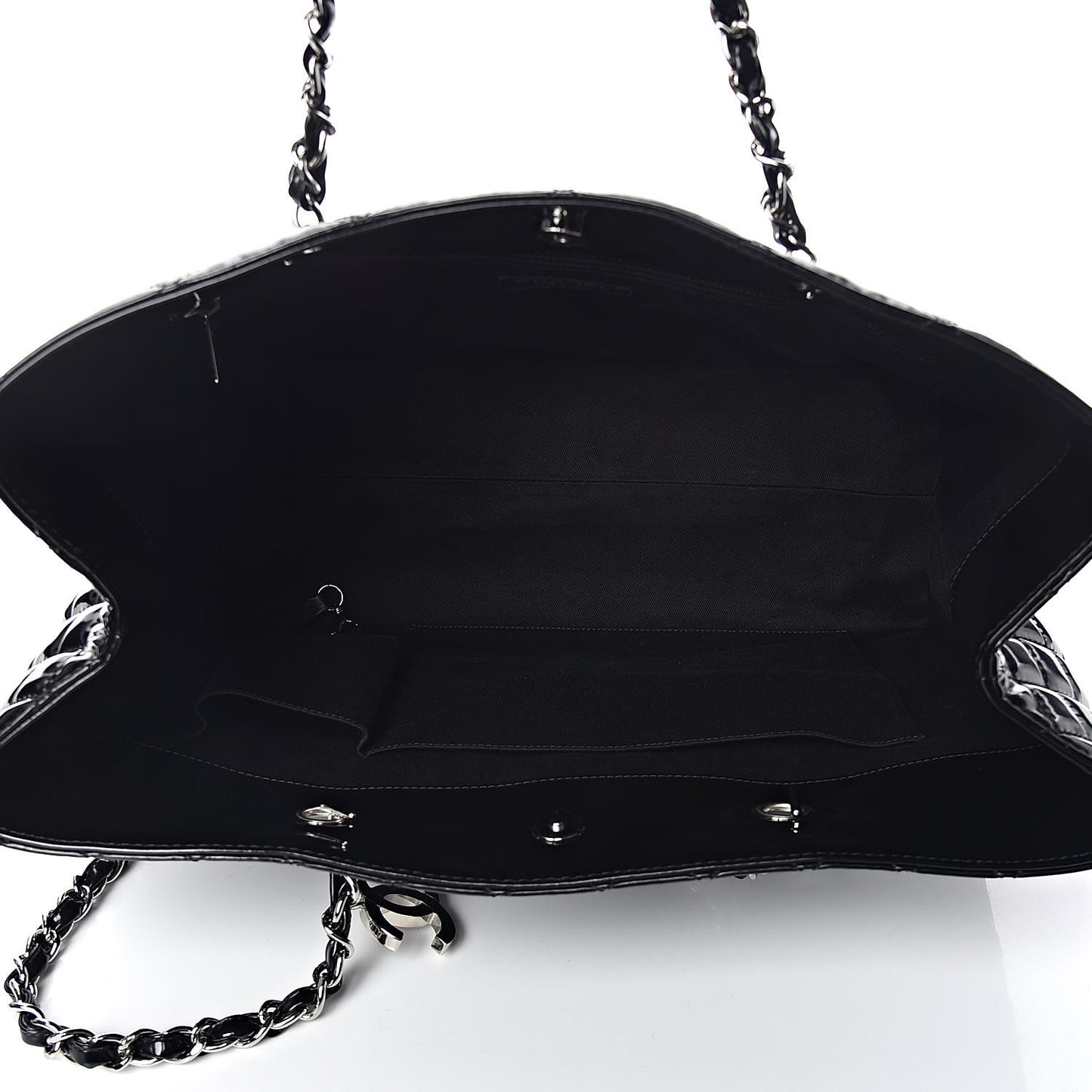 Vinyl Quilted Large In The Business Tote Black