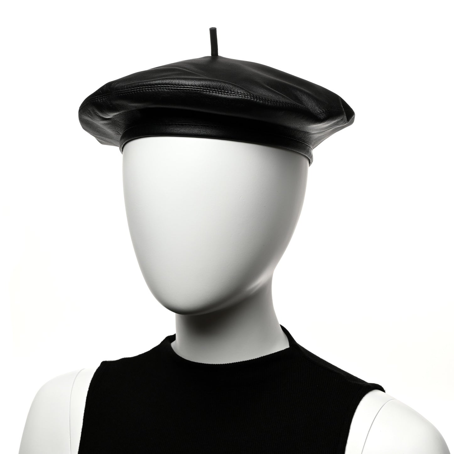 Lambskin D-Dream Beret 56 Black