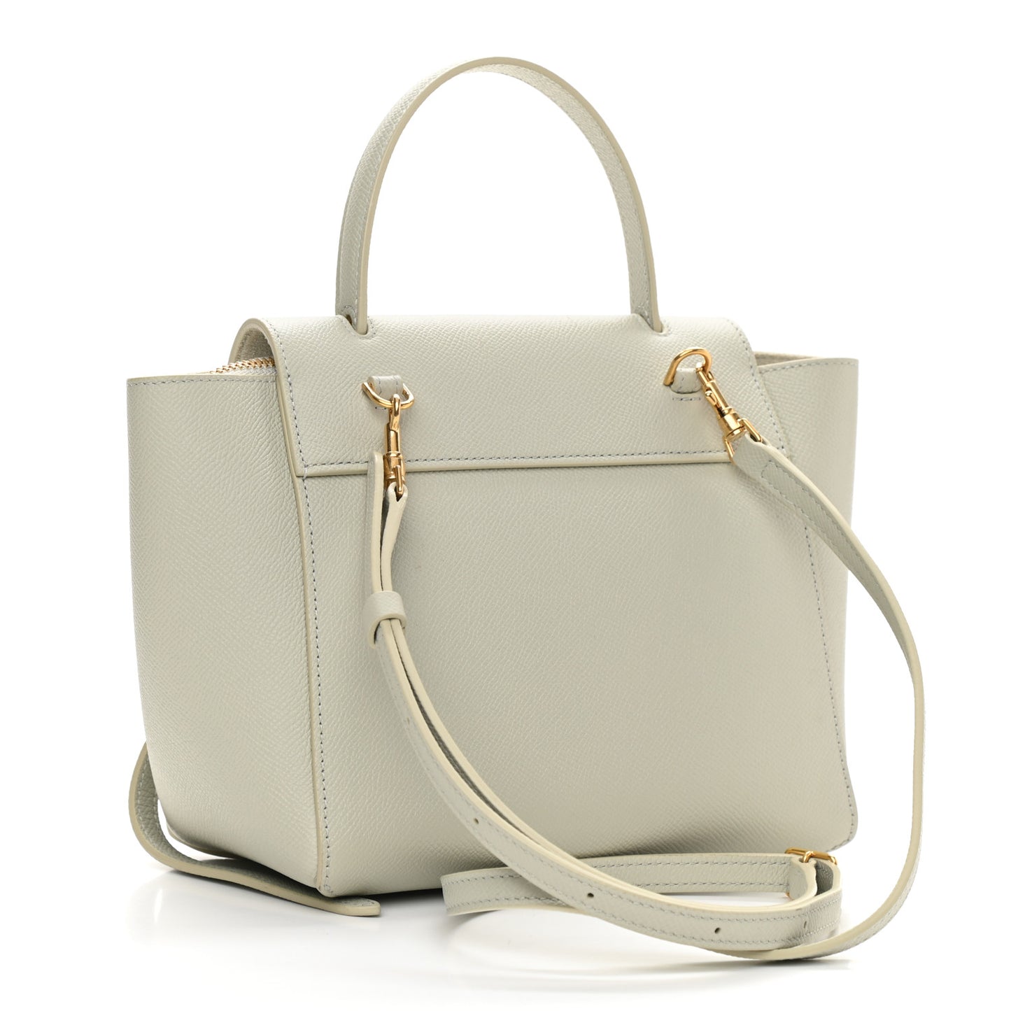 Grained Calfskin Nano Belt Bag Jade