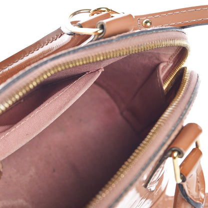 Louis Vuitton Vernis Alma BB Rose Velours 9 of 16