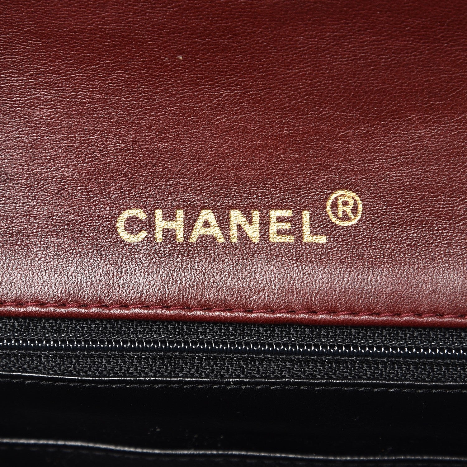 Chanel Lambskin Quilted Mini Square Flap Burgundy 6 of 11