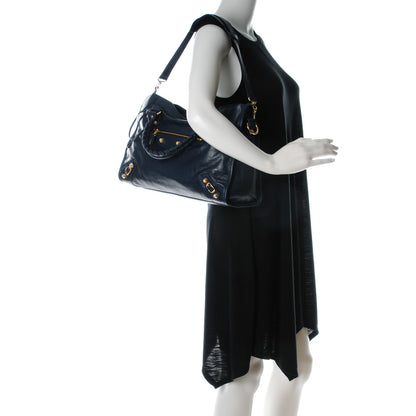 Balenciaga Agneau Giant 12 Gold Hardware City Bleu Obscur 2 of 8