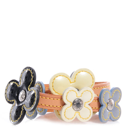 Louis Vuitton Patent Fleur Double Wrap Bracelet 1 of 7