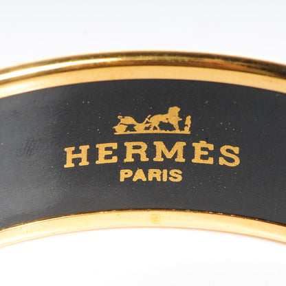 Hermes Enamel Wide Pheasants Printed Bracelet 70 4 of 6