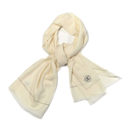 Chanel Wool CC Scarf Beige 1 of 5