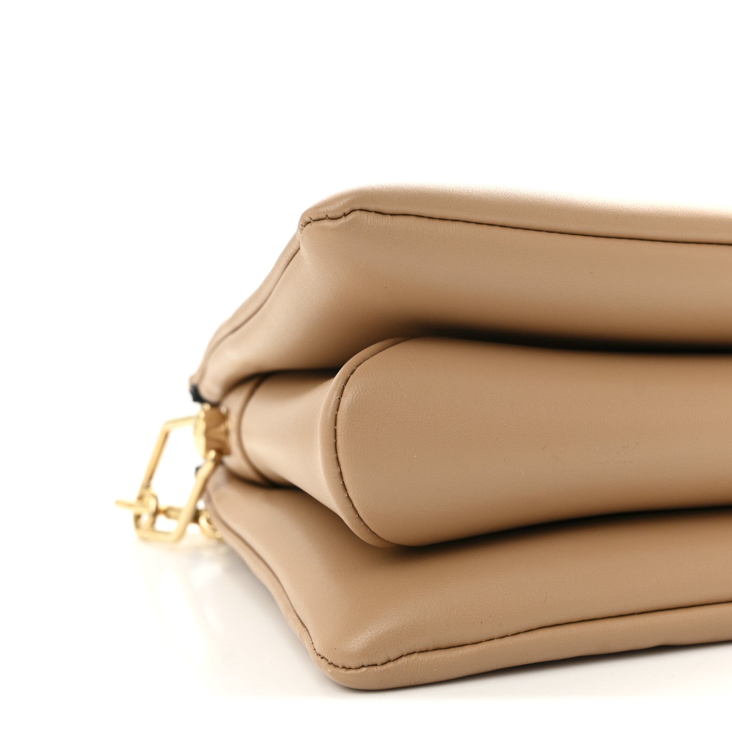 Louis Vuitton Lambskin Embossed Monogram Coussin PM Camel 8 of 9