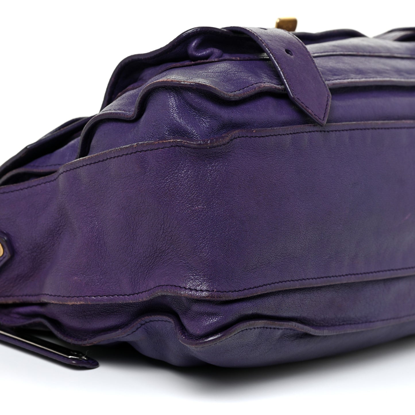 Lambskin Medium PS1 Satchel Purple Rain