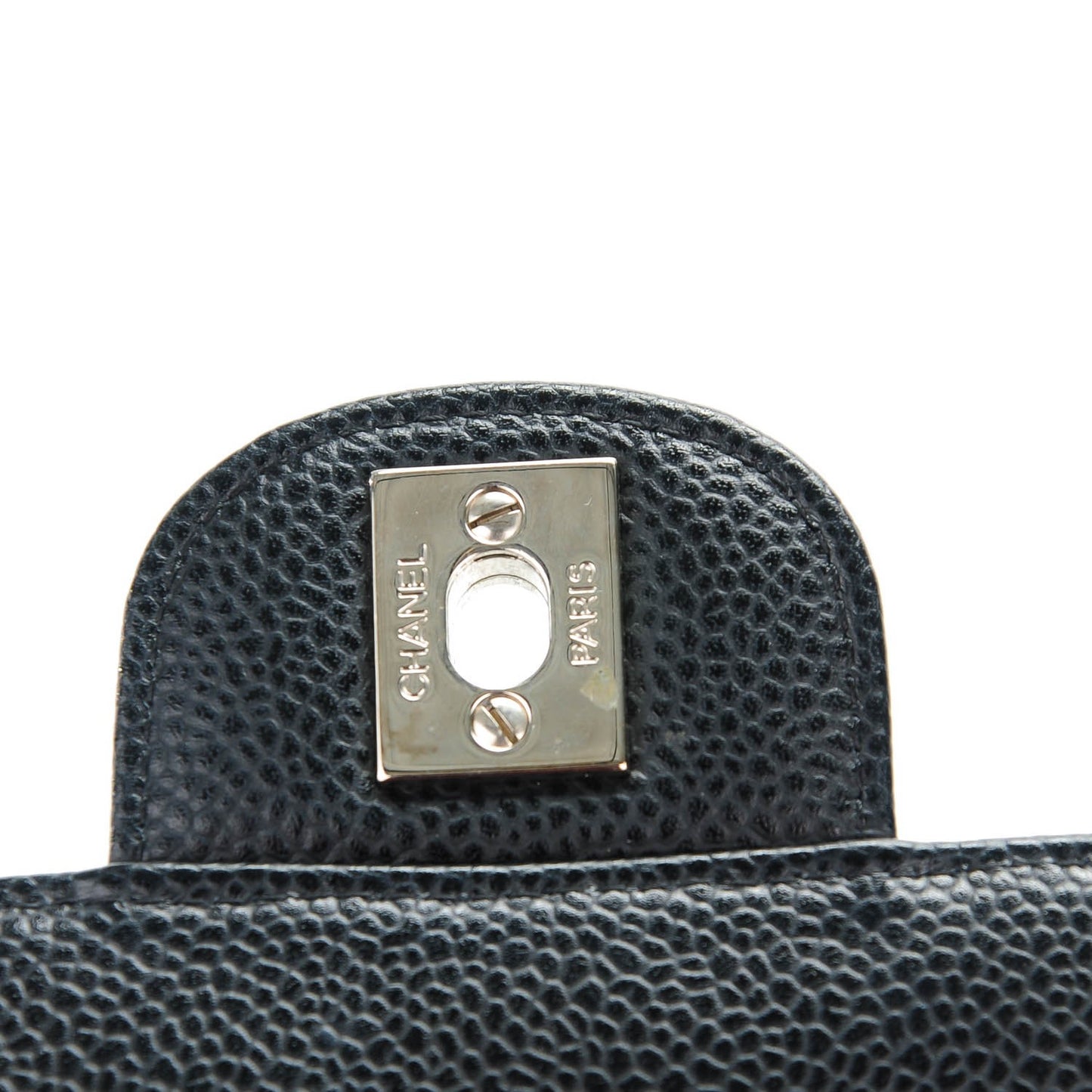 Caviar Quilted East West Flap Black