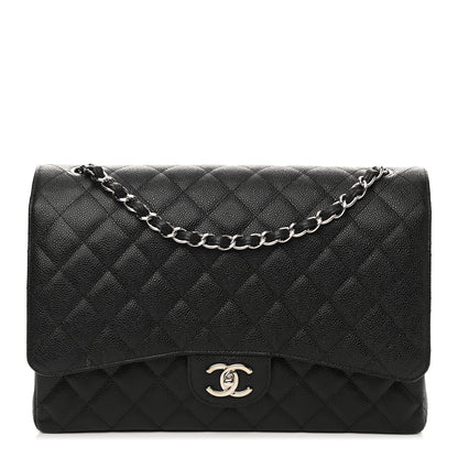Chanel Caviar Quilted Maxi Double Flap Black 1 of 12