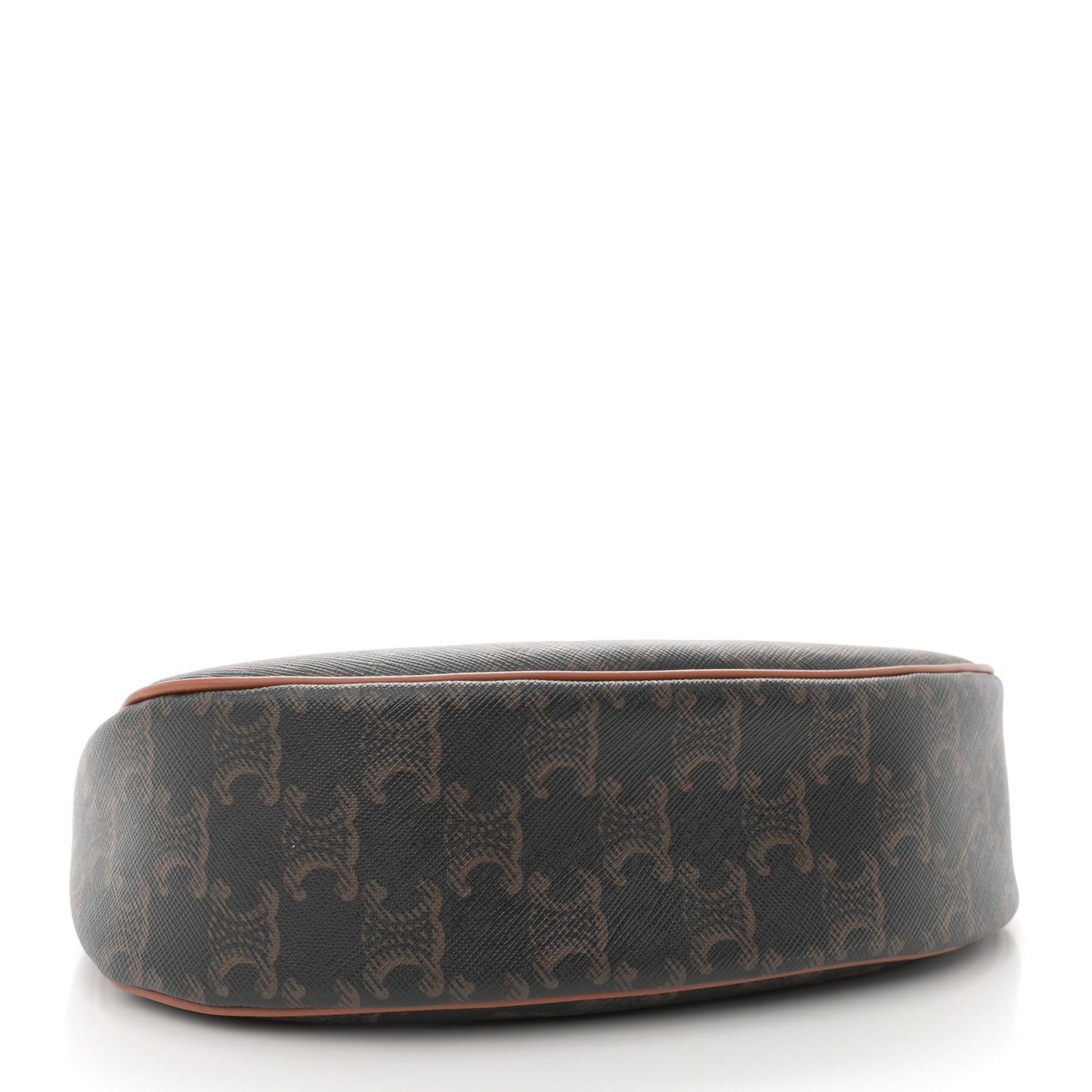 Triomphe Canvas Calfskin Ava Shoulder Bag Tan