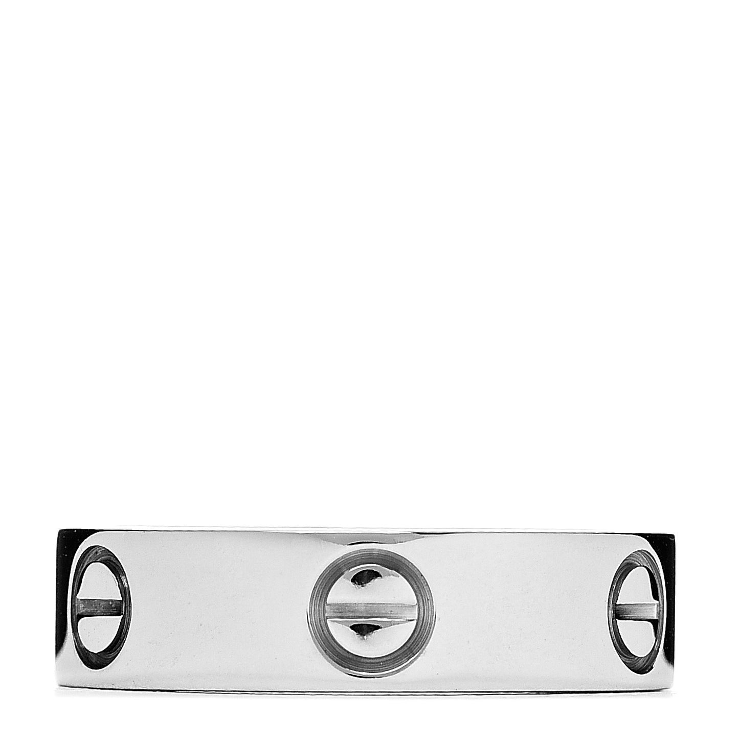 18K White Gold 5.5mm LOVE Ring 55 7.25
