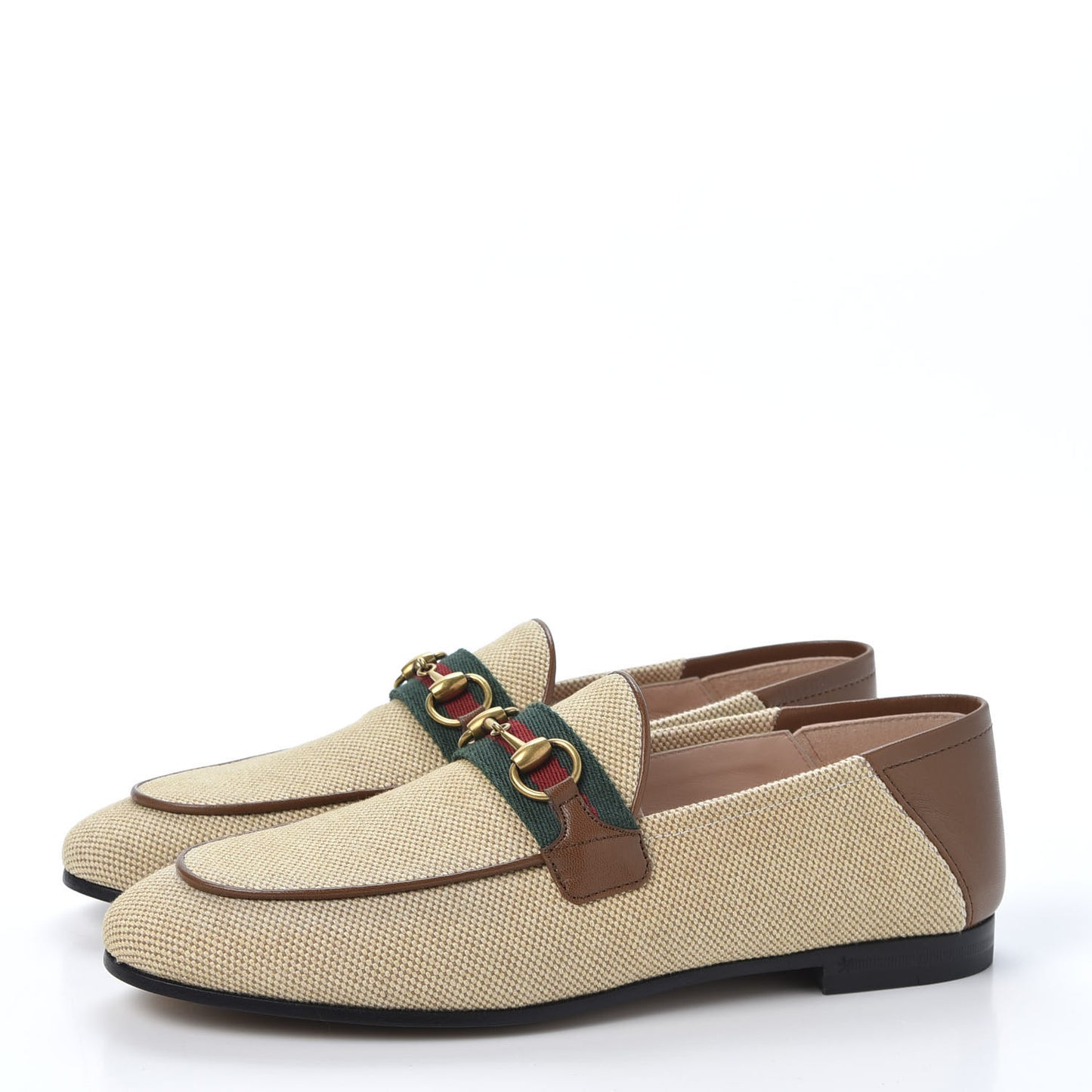 Canvas Malaga Kid Web Womens Horsebit Brixton Loafers 36 Sand Light Cuir