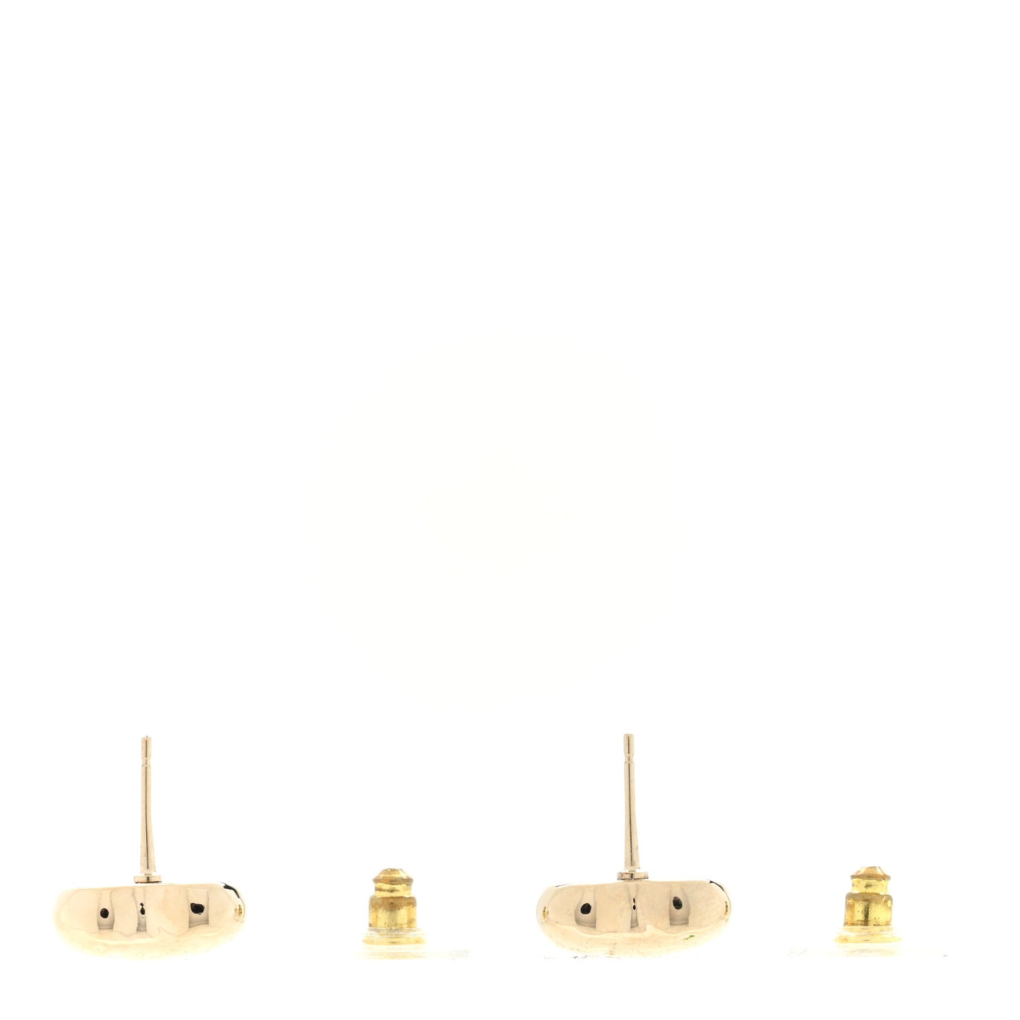 CC Heart Earrings Gold