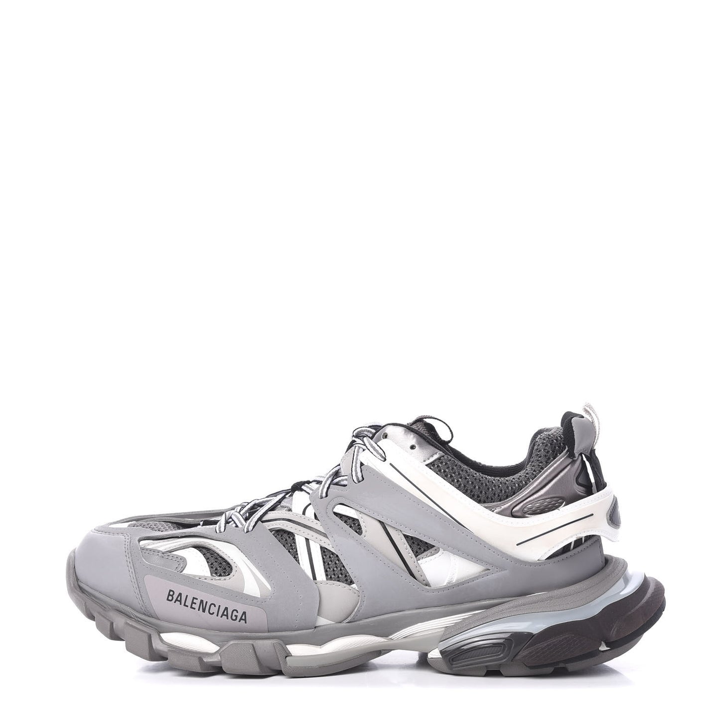 Mesh Nylon Mens Track Sneakers 45 Gris