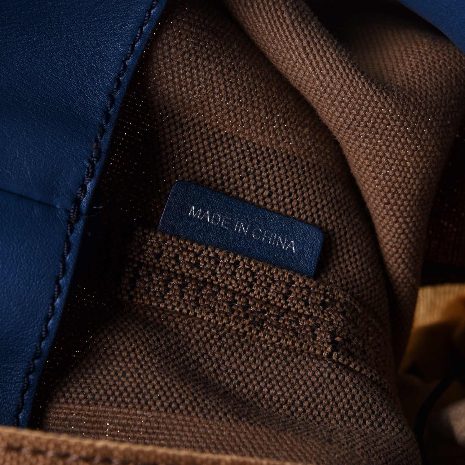 Burberry Canvas Mega Check Medium Ashby Hobo Blue 5 of 12