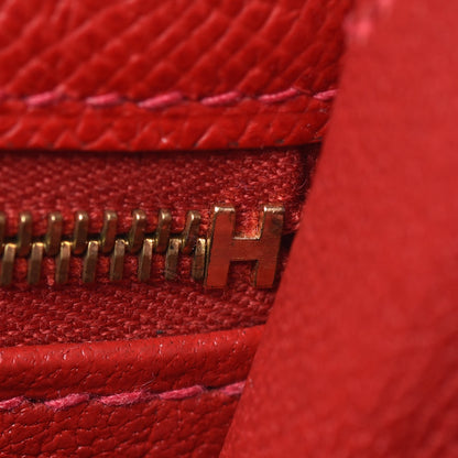 Hermes Epsom Kelly Sellier 32 Rouge Casaque 20 of 37