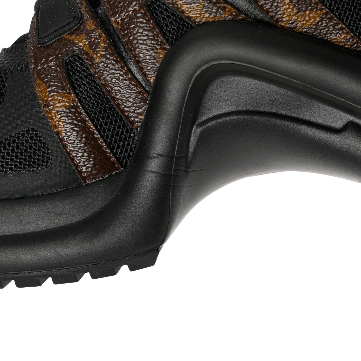 Louis Vuitton Calfskin Patent Monogram LV Archlight Sneakers 40 Black 9 of 10