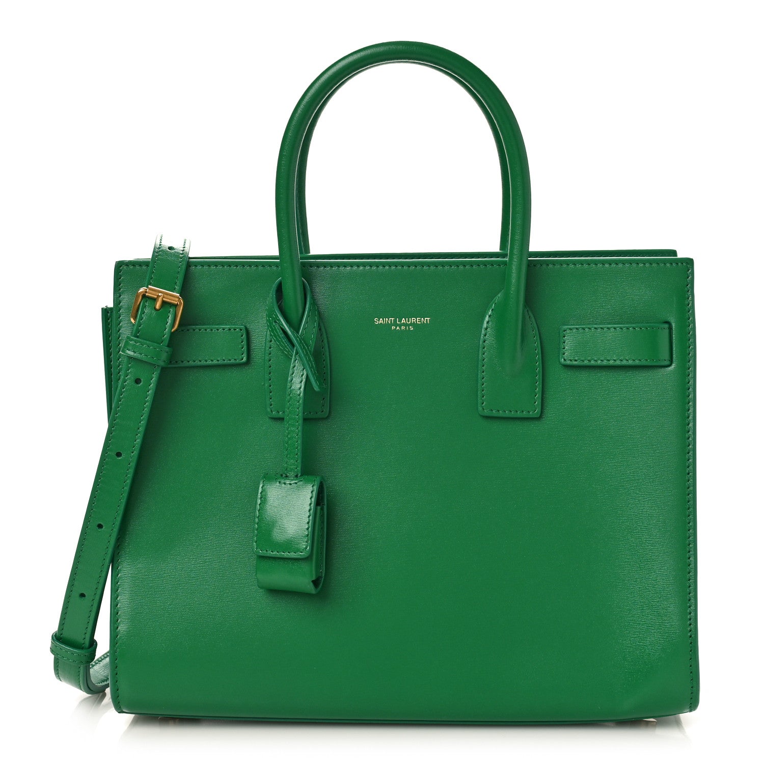 Saint Laurent Calfskin Baby Sac De Jour Green 1 of 9