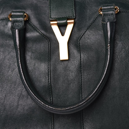 Saint Laurent Sheepskin Large Cabas ChYc Dark Green 13 of 19