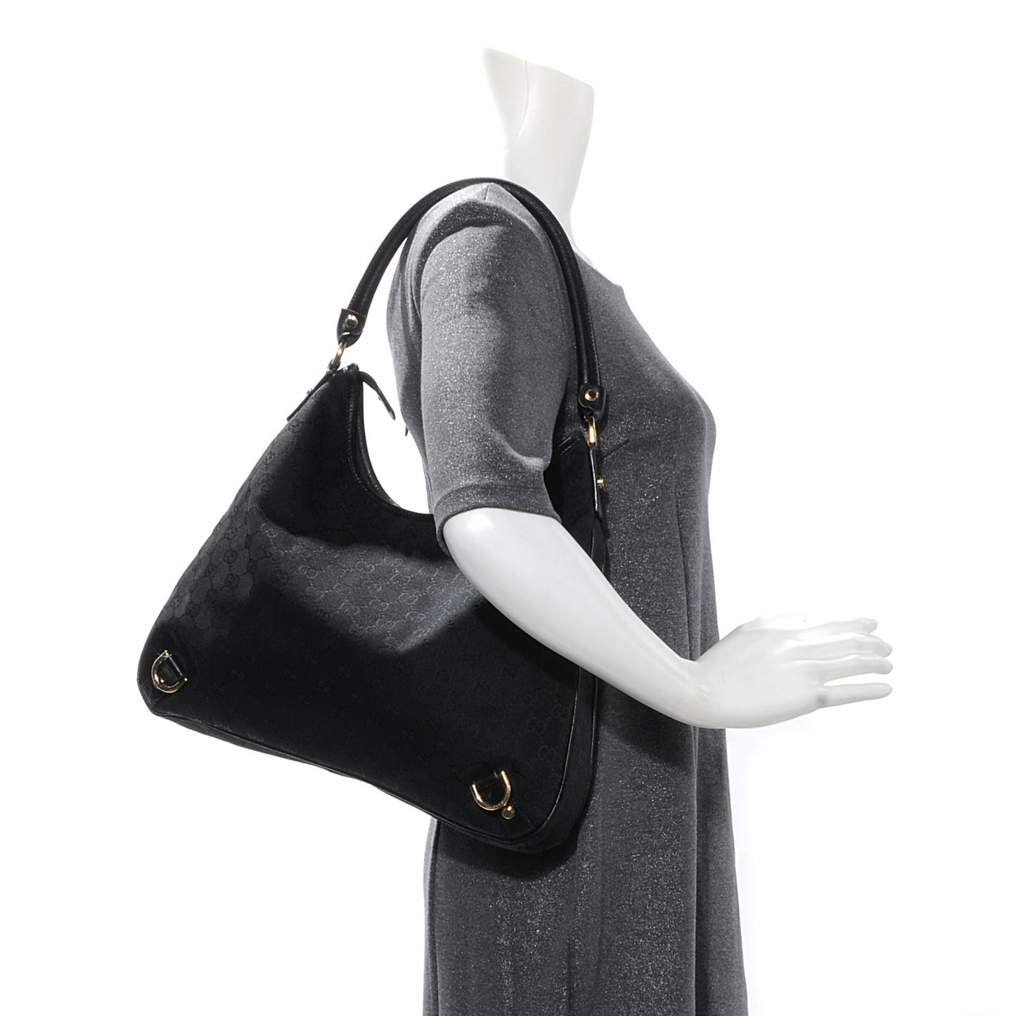Monogram Abbey Hobo Black