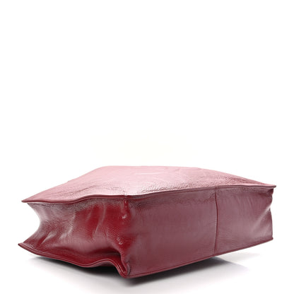 Chanel Shiny Aged Calfskin Shopping Bag Red 4 of 9