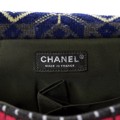 Chanel Cashmere Knit Medium Single Flap Multicolor 7 of 10