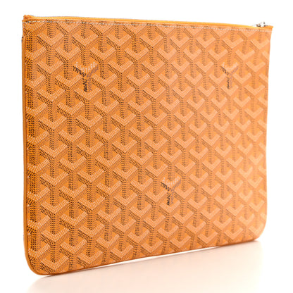 Goyard Goyardine Senat Pochette MM Yellow 3 of 8