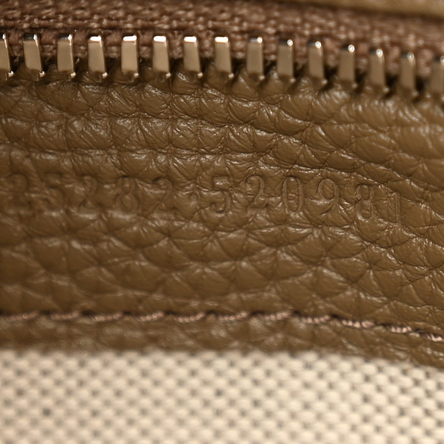 Gucci Piuma Calfskin Jumbo GG Embossed Large Duffle Bag Good Taupe 6 of 10