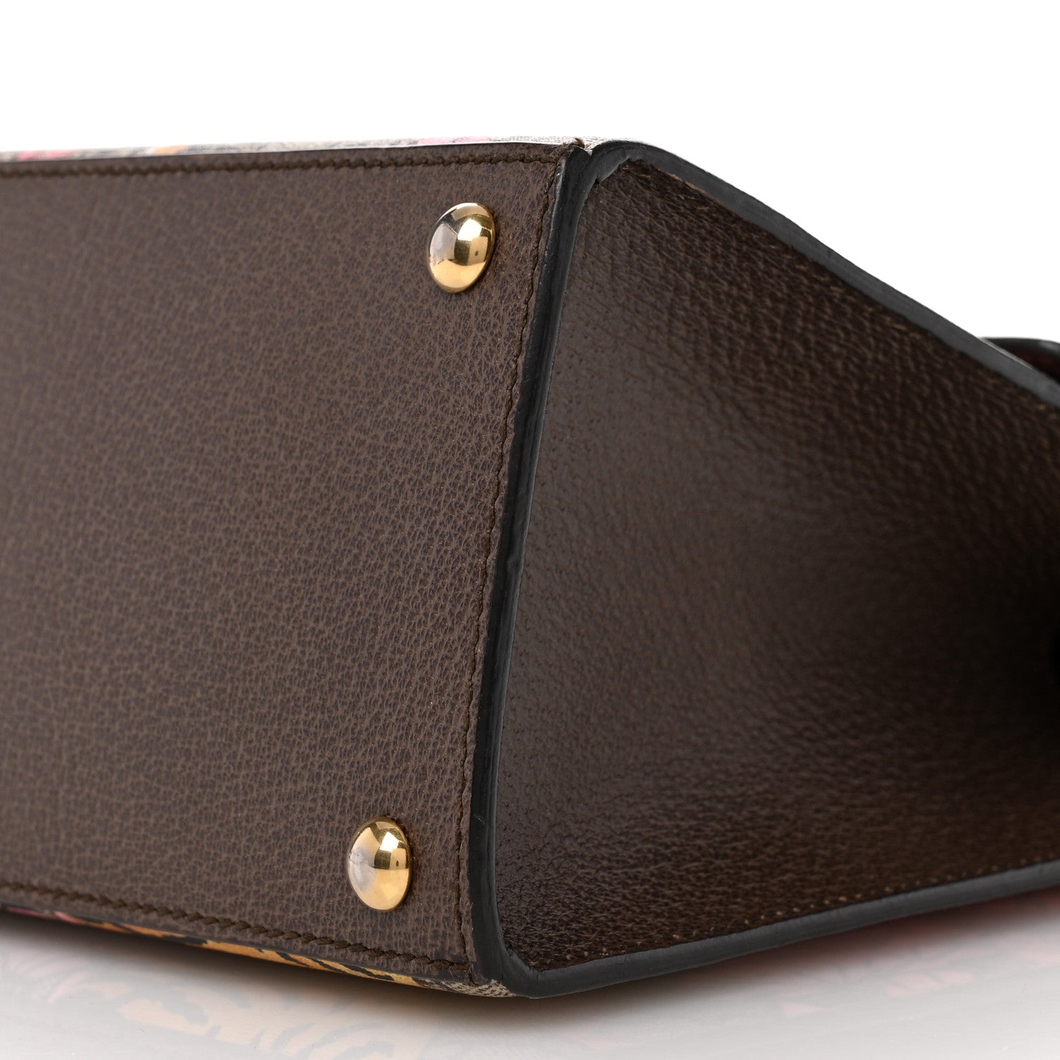 Gucci GG Supreme Monogram Bengal Small Padlock Top Handle Bag Beige Pink 10 of 11