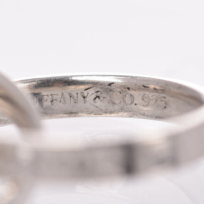 Tiffany Sterling Silver 1837 Interlocking Ring 51.9 6 6 of 7