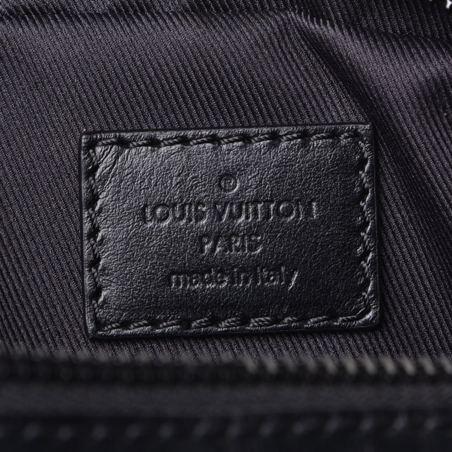 Calfskin Monogram Shadow Danube PM Black