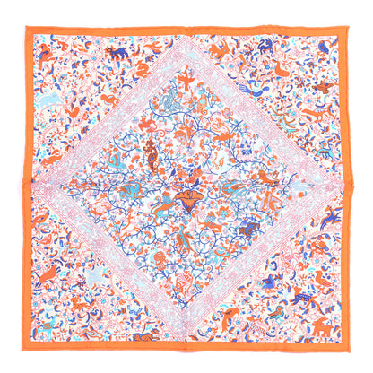 Hermes Silk Jardins De Soie Scarf 45 1 of 4