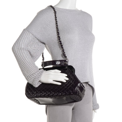 Chanel Glazed Calfskin Quilted Mademoiselle Small Frame Bag Purple 2 of 7