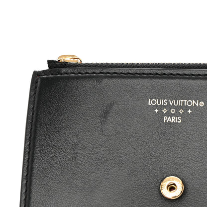 Louis Vuitton Smooth Calfskin LV Pont 9 Compact Wallet Black 11 of 13