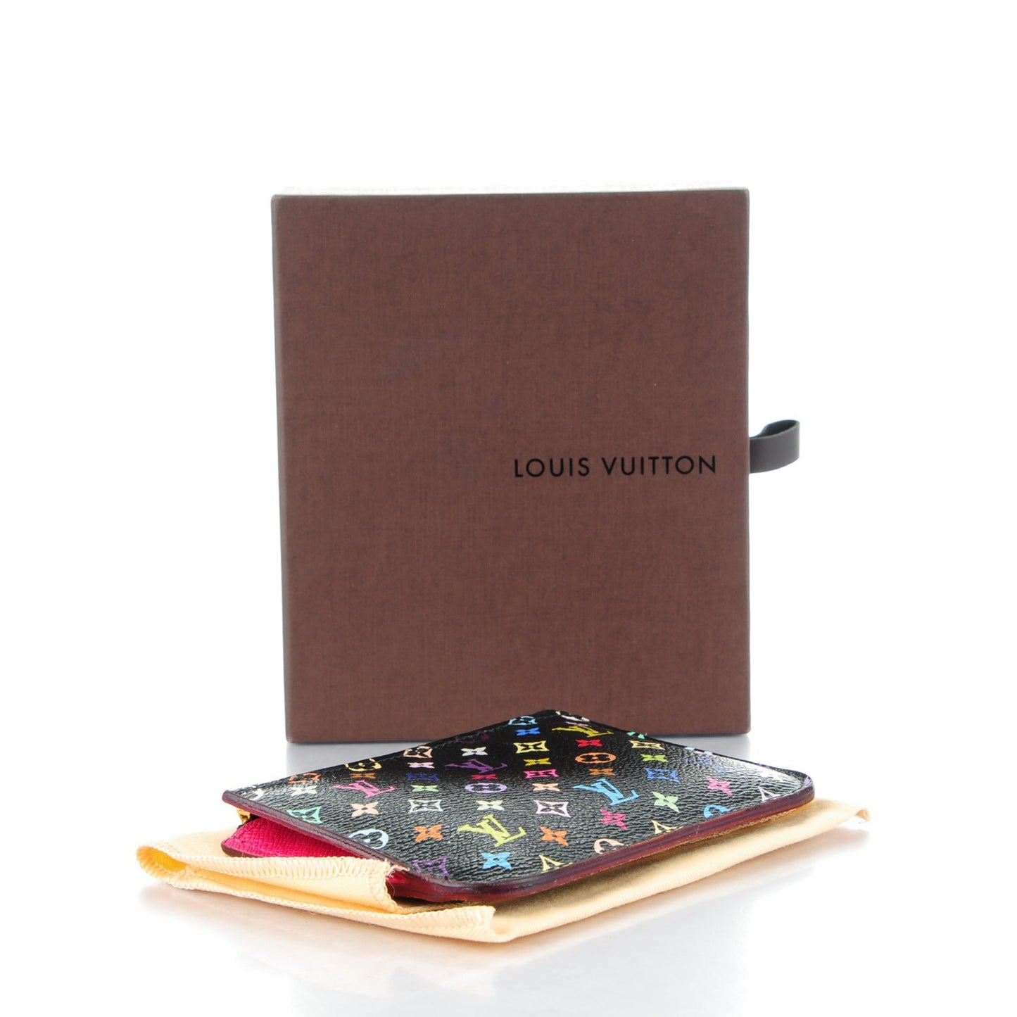 Monogram Multicolor Key Pouch Black Grenade