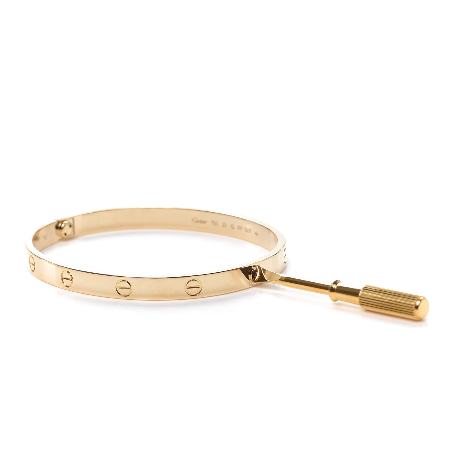 Cartier 18K Yellow Gold LOVE Bracelet 20 4 of 7
