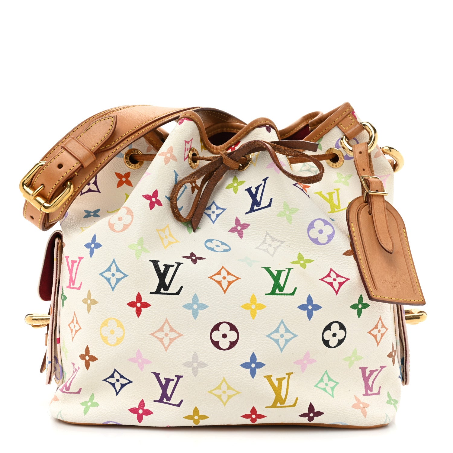 Louis Vuitton Monogram Multicolor Petit Noe White 1 of 21