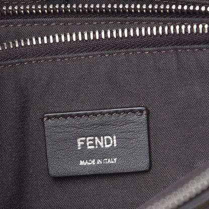 Fendi Vitello Sierra Morfeus Dolce Striped Strap Medium By The Way Boston Bag Camelia Ebano Multicolor 6 of 9