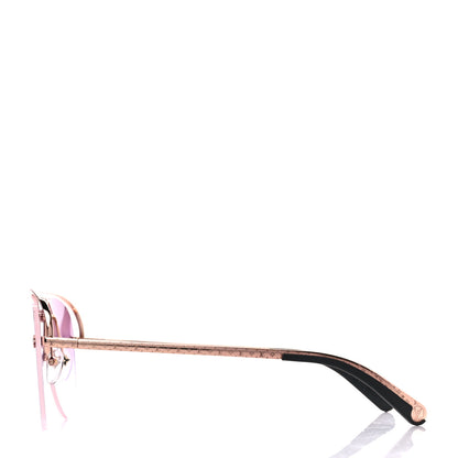 Louis Vuitton Monogram Grease Sunglasses Z1280W Gold 3 of 8