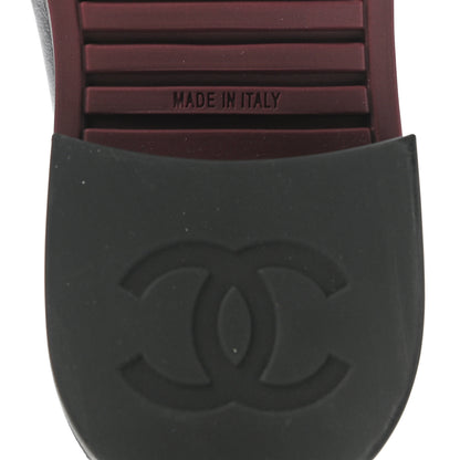Chanel Lambskin Quilted CC Turnlock Loafers 35.5 Black 6 of 10